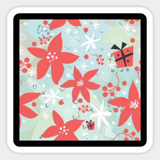 Sweet poinsettia Sticker